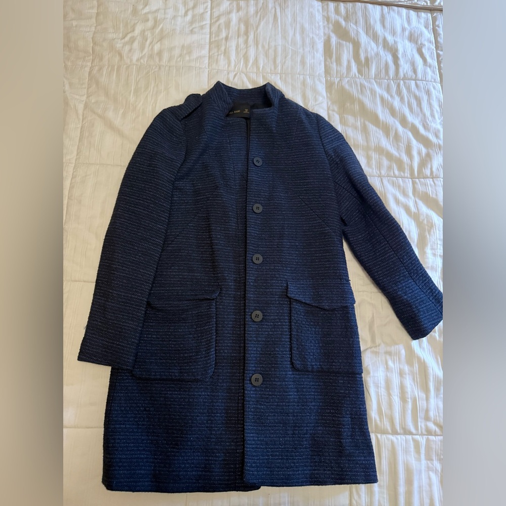 Zara Basic Black Textured Blazer